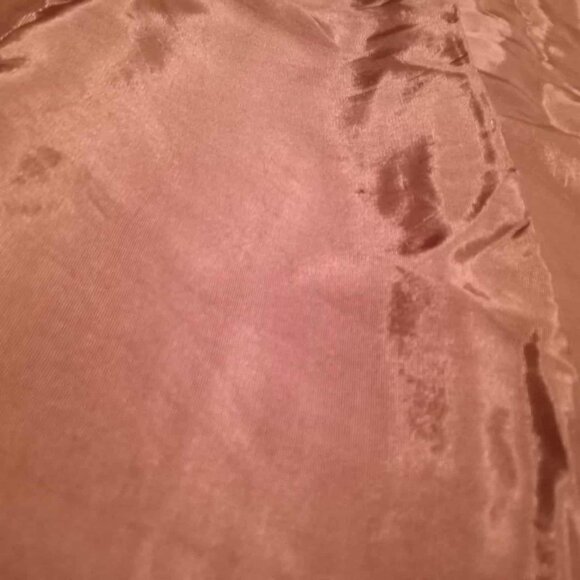 Brown-orange satin fabric - Picture 1 of 2